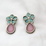 Pastel Floral Drop Earrings - Image 6