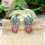 Pastel Floral Drop Earrings
